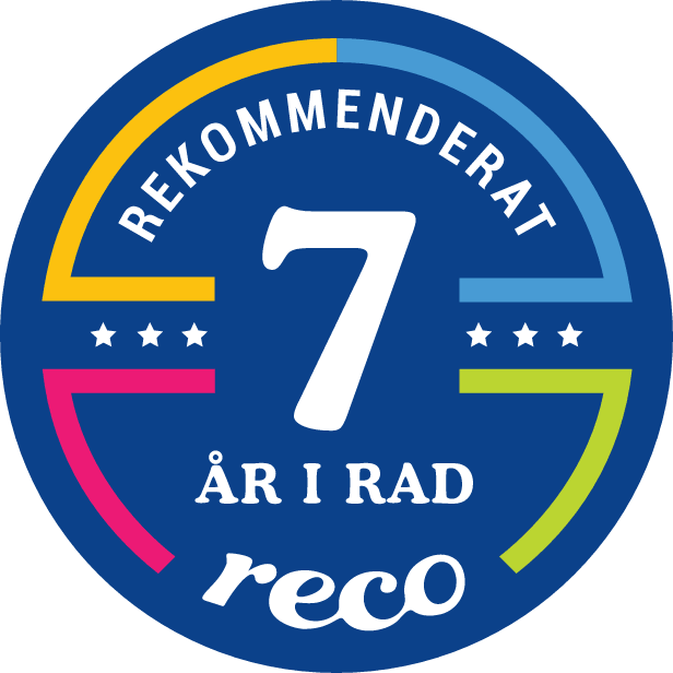 Reco: Rekommenderat sju år i rad